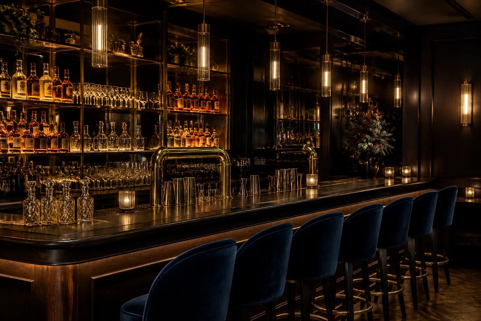 Cocktail bar for receptions